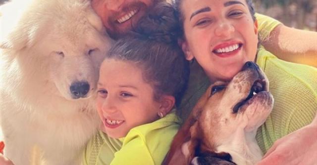 أسما شريف منير تحتفل بعيد ميلادها برفقة عائلتها