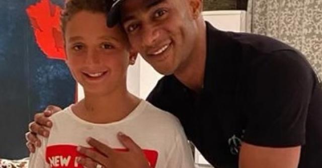 شاهد.. محمد رمضان برفقة ابن أمير كرارة: نورتوني يا أبطال